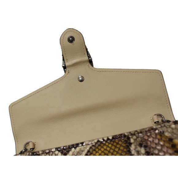 Gucci Dionysus Python Leather Shoulder Bag Brown - Picture 11 of 14